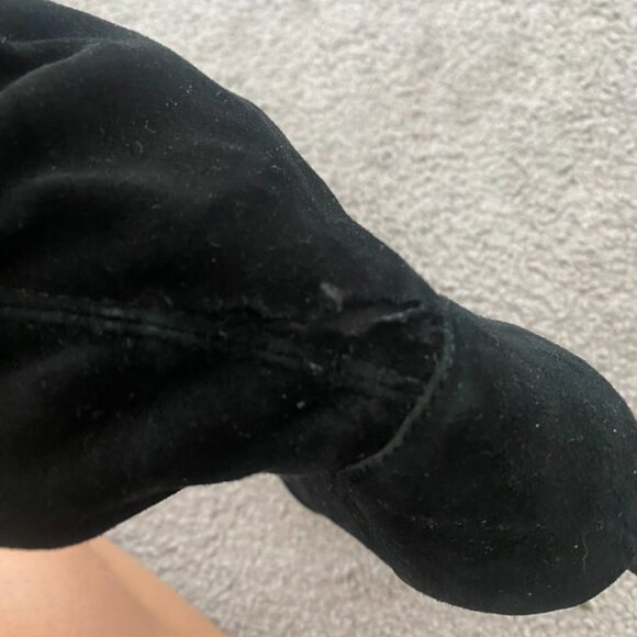 Stuart Weitzman STUART 75 STRETCH BOOTIES in Black Suede size: 5.5 - Picture 7 of 11